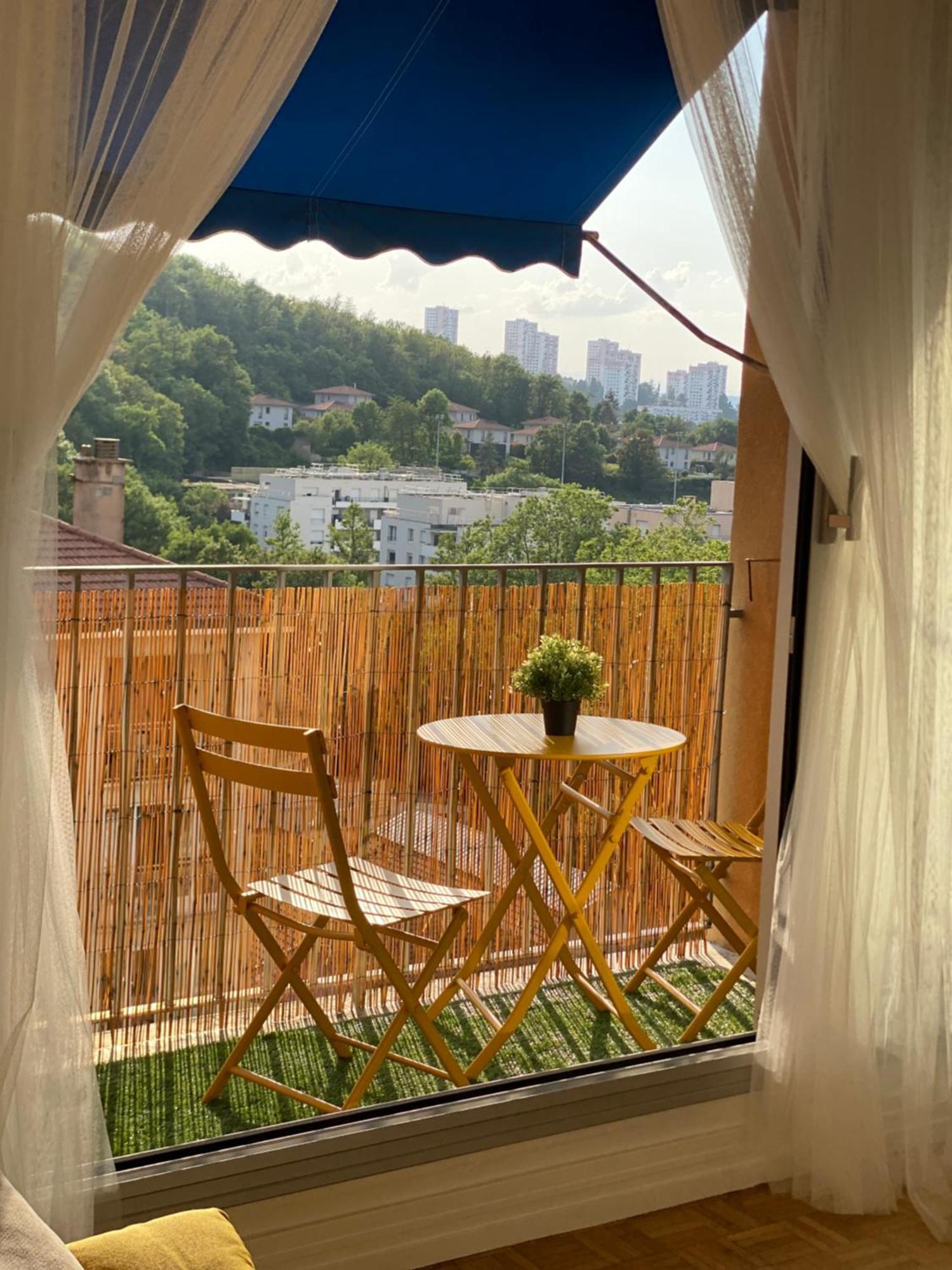 Bergson Top - Appart 80M2, 2 Grandes Chambres, Entierement Renovee Et Equipee, Lumineux, Wifi, Balcon, Calme, Vue Imprenable Сент-Этьен Экстерьер фото